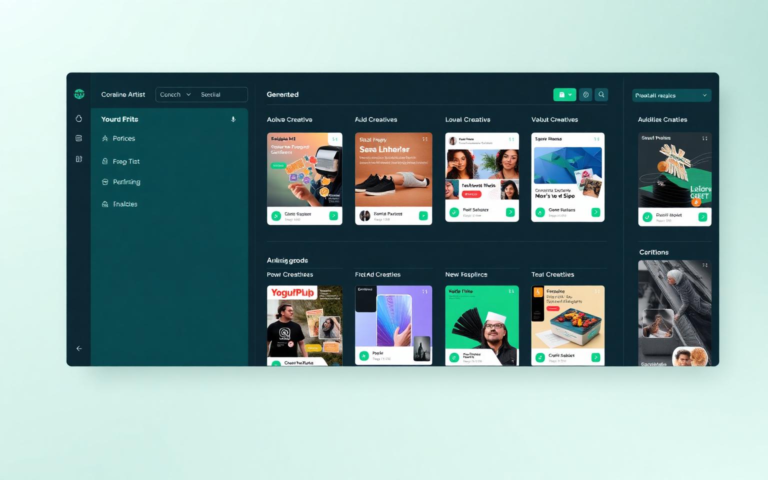 AdStorm dashboard preview